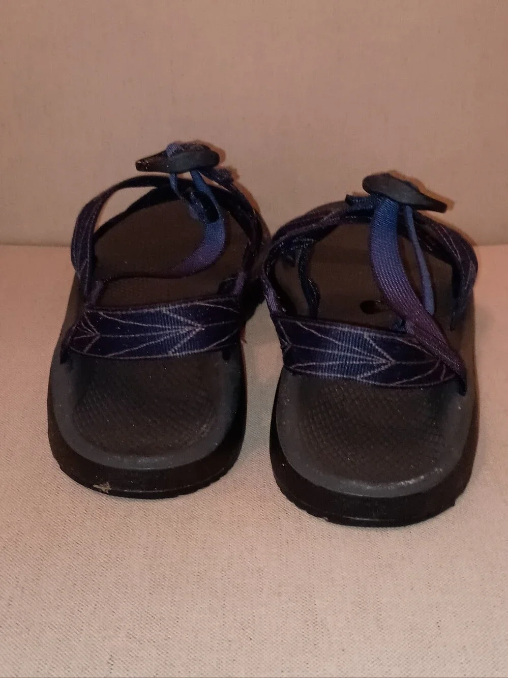 Chaco Navy Blue Patterned Strap Sandals Men's 11